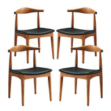 Tracy Dining Chairs Wood Set of 4