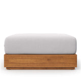 Tahoe Outdoor Patio Acacia Wood Ottoman