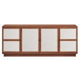 Capri 63" Wood Grain TV Console