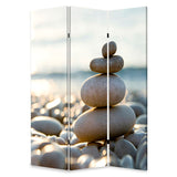 48" X 72" Multi Color Wood Canvas Spa Screen