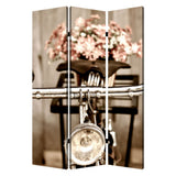 48" X 72" Multi Color Wood Canvas Valentine Screen