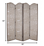 80 X 84 Tan Wood Galore Screen