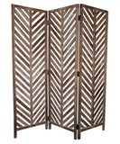 63 X 72 Brown Wood Screen