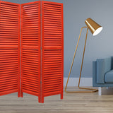 48 X 67 Red Wood Shutter -Screen
