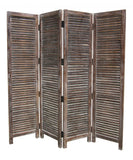 80 X 84 Brown Wood Screen