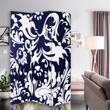 48" X 72" Multi Color Wood Canvas 3 Panel Screen