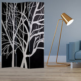 48" X 72" Multi Color Wood Canvas Tranquillity Screen