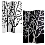 48" X 72" Multi Color Wood Canvas Tranquillity Screen