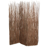 63" X 84" Brown Willow Adirondack Screen