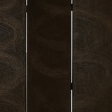 48" X 72" Black Wood Canvas Screen