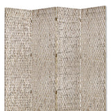 84" X 84" Silver Wood Screen