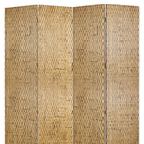 84" X 84" Gold Wood Screen