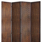 84" X 84" Brown Wood Screen