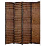 84" X 84" Brown Wood Screen