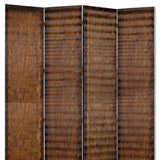 84" X 84" Brown Wood Screen
