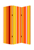 48 X 72 Multi Color Wood Canvas Deep Saffron Screen