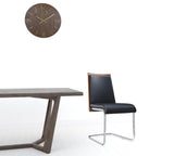 Morgan - Modern Black &amp; Walnut Dining Chair (Set Of 2)