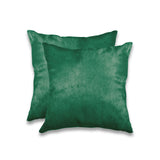 18" X 18" X 5" Verde Cowhide Pillow 2 Pack