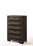 34" Espresso Solid Wood