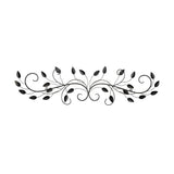 Patina Scroll Metal Leaf Wall Decor