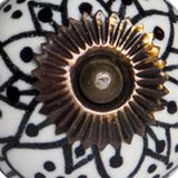 1.5" X 1.5" X 1.5" Black White Copper Knobs 12 Pack