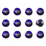 1.5" X 1.5" X 1.5" Navy And Copper Knobs 12 Pack