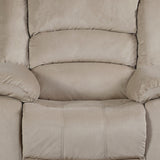 40" Contemporary Brown Fabric Chair