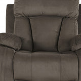 40" Contemporary Grey Fabric Chair