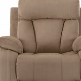 40" Modern Brown Fabric Chair
