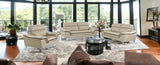 Leather Match Solid Color Pillow Top Arms Club Chair Silver Legs
