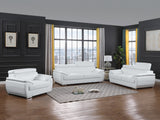 32" To 38" Black Captivating Leather Chair