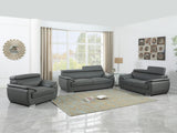 32" To 38" White Captivating Leather Chair