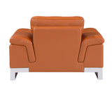 32" Camel Lovely Leather Chair