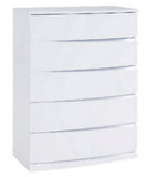 32" Exquisite White High Gloss Chest