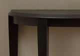 33" Dark Brown End Table With Shelf