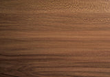 71" Walnut Wood Corner Bookcase