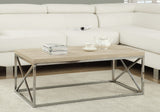 23" Taupe End Table With Shelf