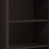 48" Brown Wood Bookcase