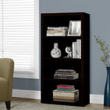 48" Brown Wood Bookcase