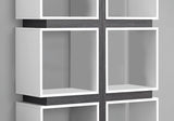 48" Dark Taupe Wood Bookcase