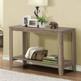 55" Gray Wood Floating Bookcase