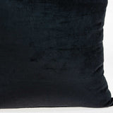 18" X 7" X 18" Transitional Teal Solid Pillow Cover With Poly Insert