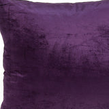 18" X 7" X 18" Transitional Gray Solid Pillow Cover With Poly Insert