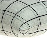 20" X 7" X 20" Transitional Gray Pillow Cover With Poly Insert