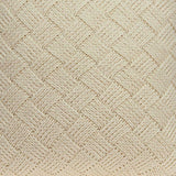 20" X 7" X 20" Transitional Cream And Gray Pillow Cover With Poly Insert