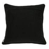 20" X 7" X 20" Cool Transitional Black And White Pillow Cover With Poly Insert