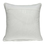 20" X 7" X 20" Transitional Gray And White Pillow Cover With Poly Insert