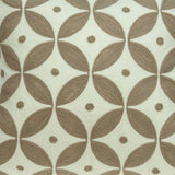 20" X 7" X 20" Transitional Beige And White Cotton Pillow Cover With Poly Insert