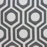 20" X 7" X 20" Gray And White Accent Pillow Cover With Poly Insert