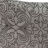 24" X 5" X 16" Transitional Gray Pillow Cover With Poly Insert